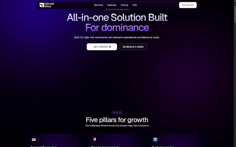 Cover image for All in one solution built for dominance | Vertium Scale