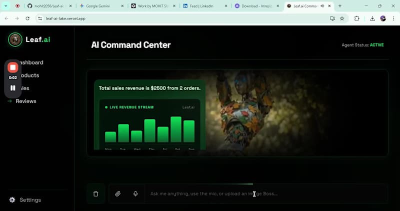 Cover image for Leaf.ai (https://Leaf.ai) Command Canter