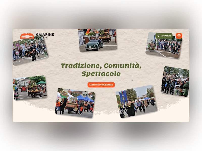 Cover image for Gaiarine in Festa Website & Identity Design