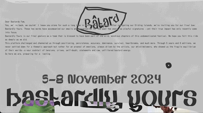 Cover image for Batard Festival website