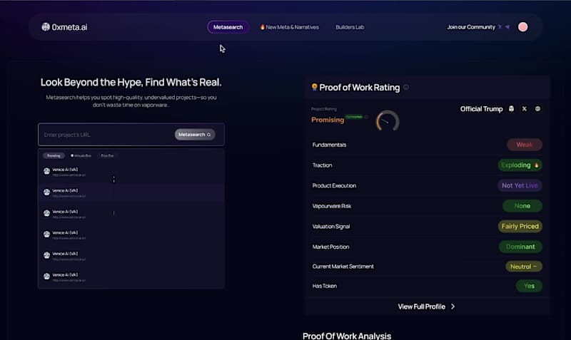 Cover image for 0xmeta.ai — UX/UI for AI-Powered Builder Platform