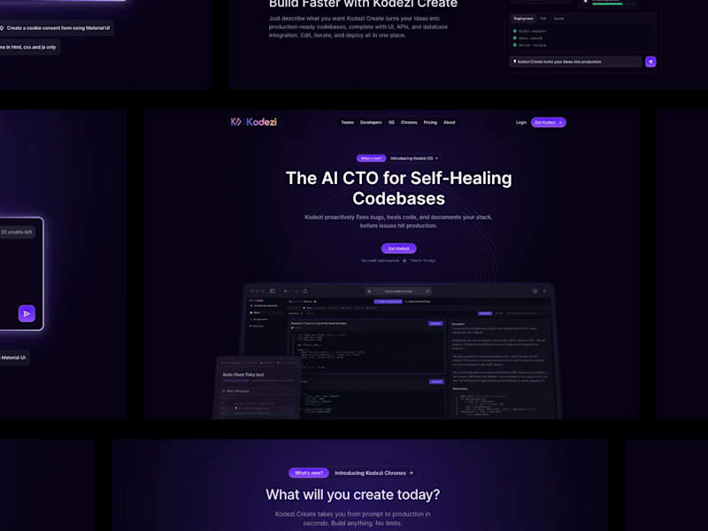 Cover image for Kodezi Website Redesign