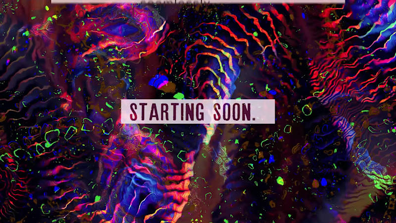 Cover image for loading screen/stream start screen background animation