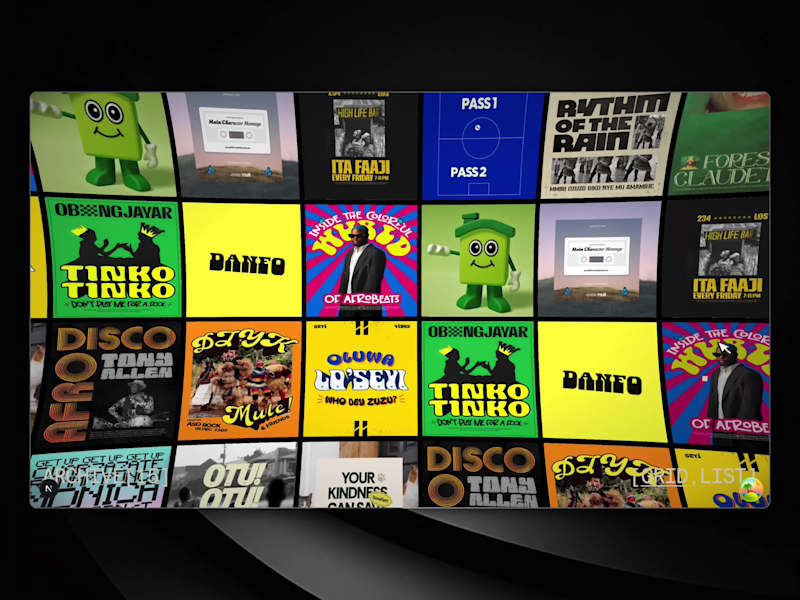 Cover image for Exhibit 1: Archive grid scene [barrel distortion] w/WebGL ✨🚧