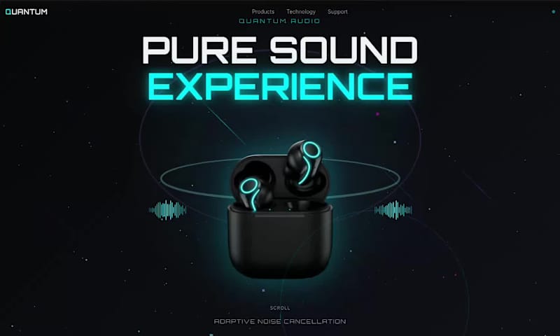 Cover image for 🎧 Quantam — Immersive 3D