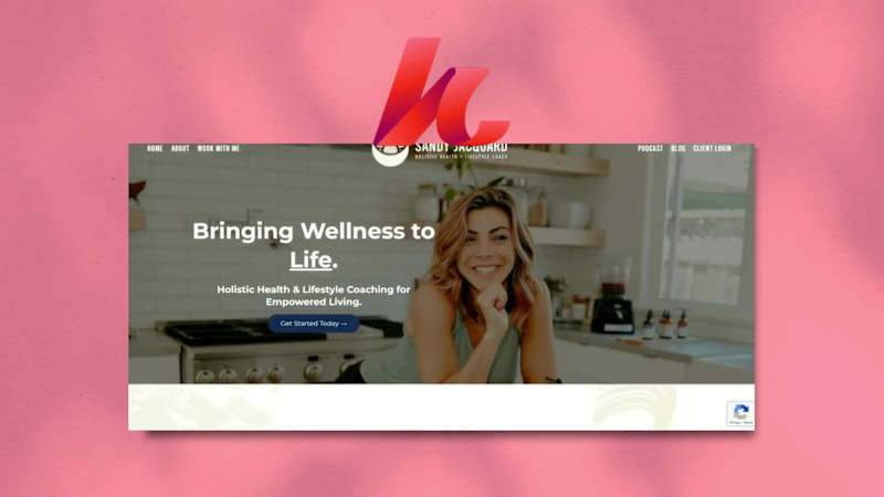 Cover image for Wellness Coach Kajabi Website for Sandy Jacquard