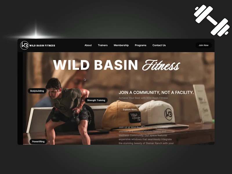 Cover image for Wild Basin Fitness - Webflow