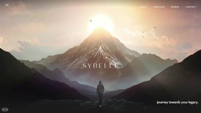 Cover image for Sybelle — Branding & Marketing Agency Landing Page