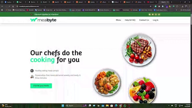 Cover image for The restaurant website design is