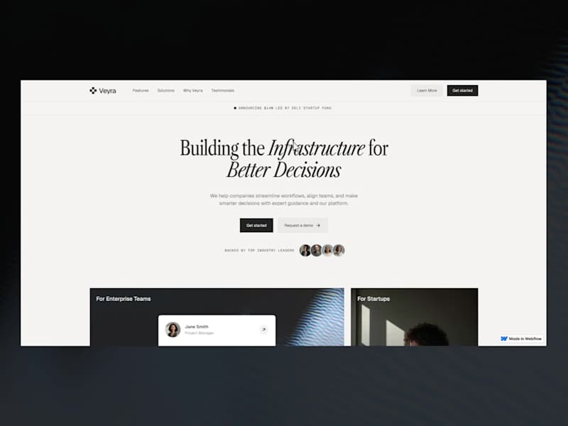 Cover image for Veyra  — Figma to Webflow