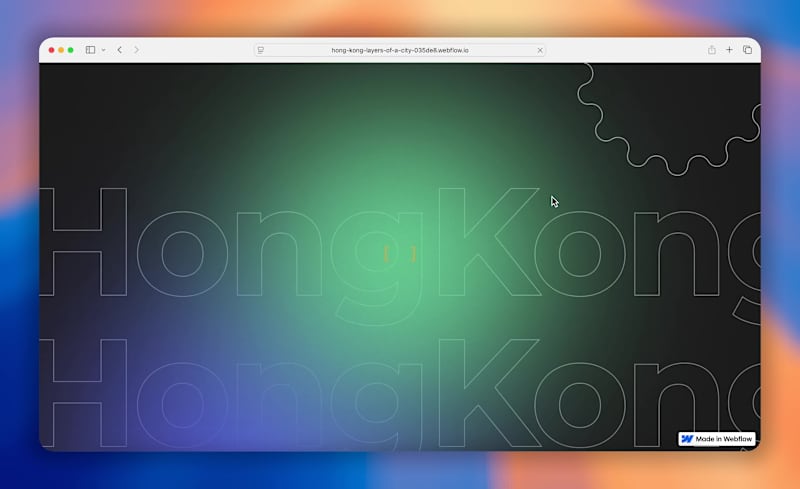 Cover image for Hey everyone! Submitting my Webflow here: Hong Kong: Layers ...