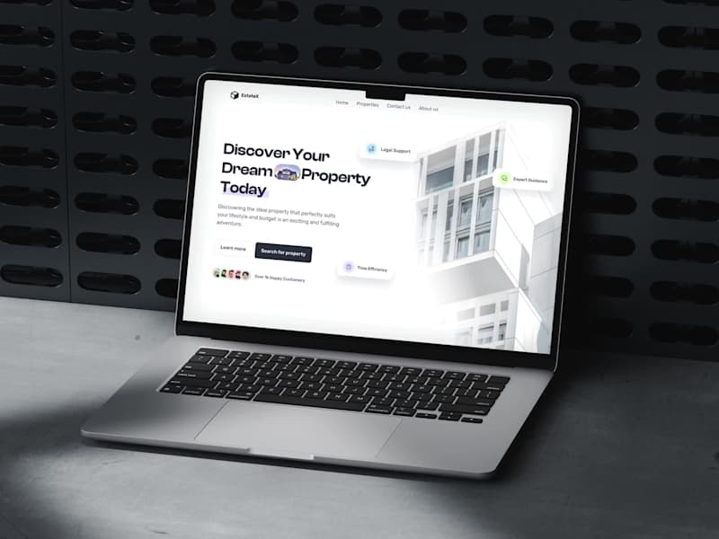 Cover image for Real Estate Agency Website Design