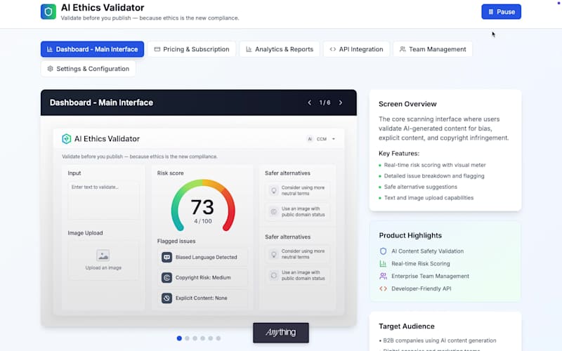 Cover image for AI Ethics Validator: Make AI Content Safe Before You Publish...