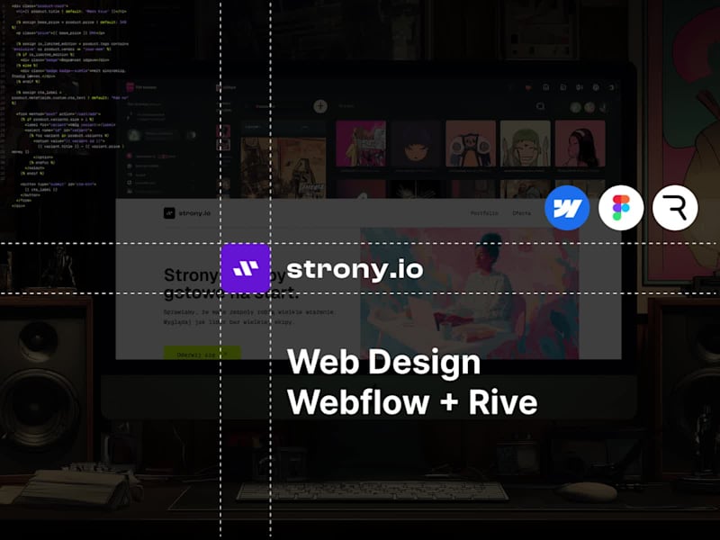 Cover image for Strony  |  Web Design + Webflow + Rive