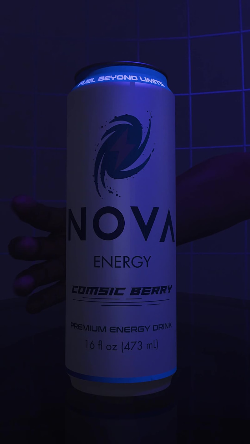 Cover image for High-Energy 3D Visual Ad for NOVA Energy Drink