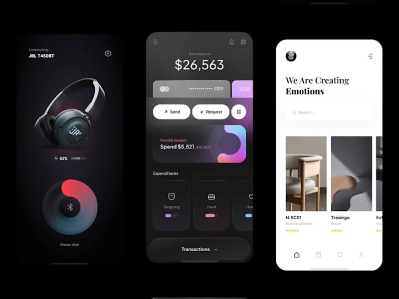 Cover image for Mobile App UI Concepts – Part 1