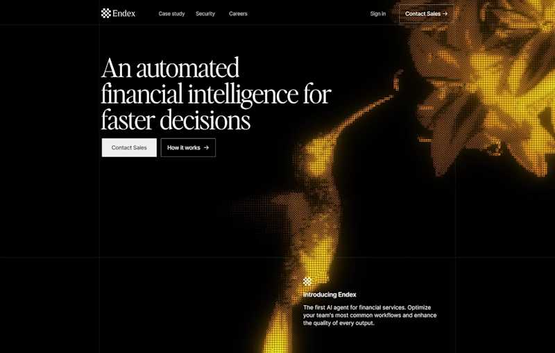 Cover image for Landing page design Endex.ai