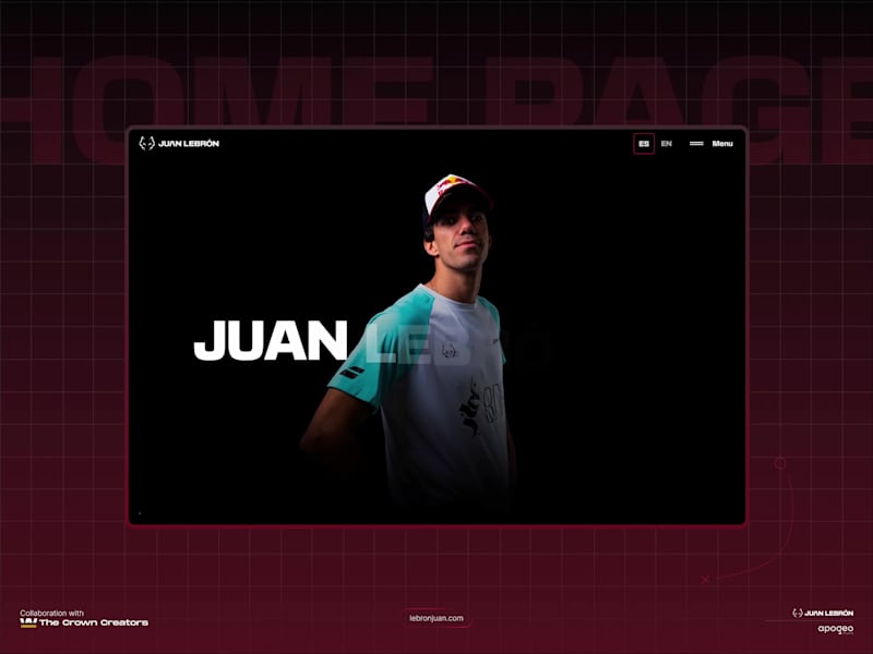 Cover image for Juan Lebron - Official Web design