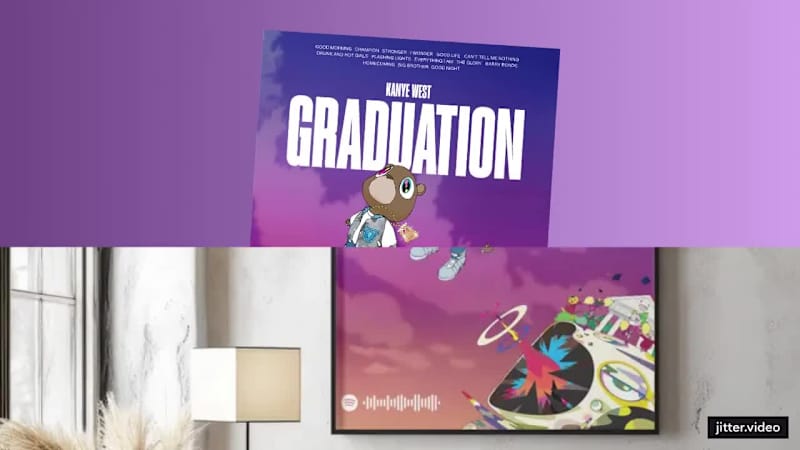 Cover image for Graduation, full size hype wall