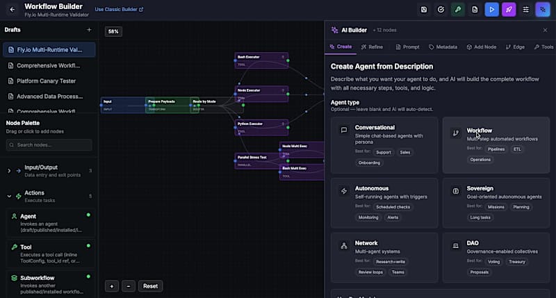 Cover image for Using AI Builder in Agent Studio, I designed and generated a...