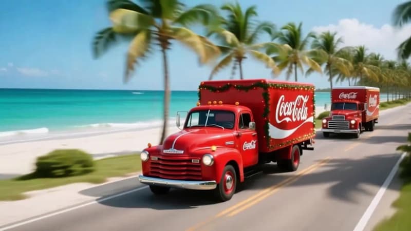 Cover image for Growing up, Christmas was never cold for me. It was beach da...