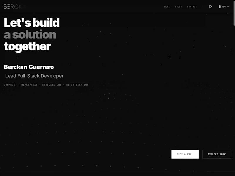 Cover image for berck.io: personal portfolio with multilingual