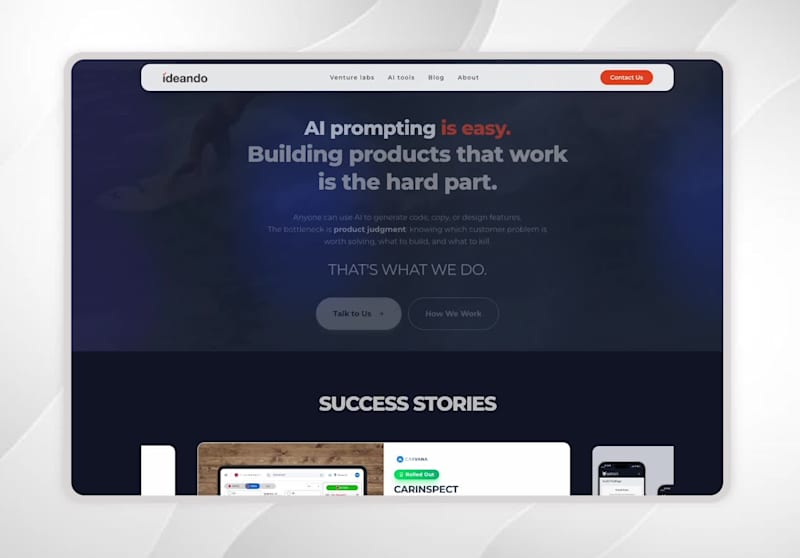 Cover image for Ideando Website Refresh