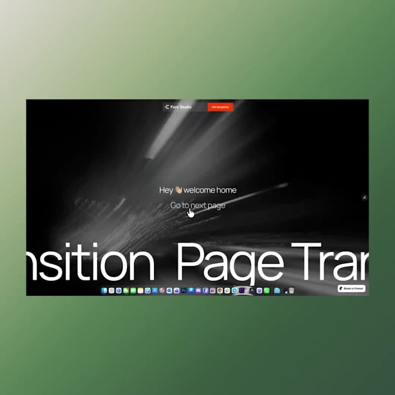 Cover image for I built this page transition