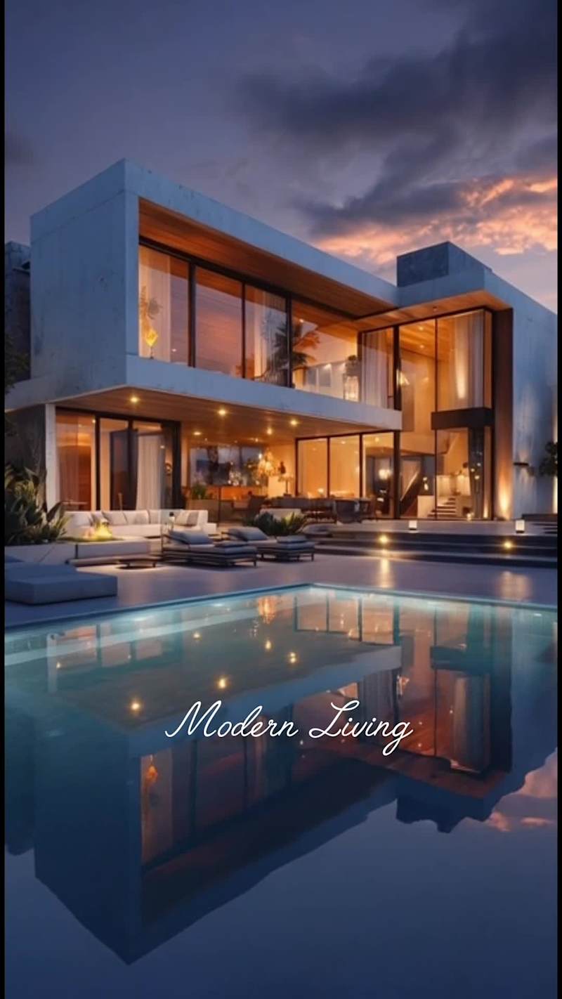 Cover image for Modern Living: A cinematic architectural
