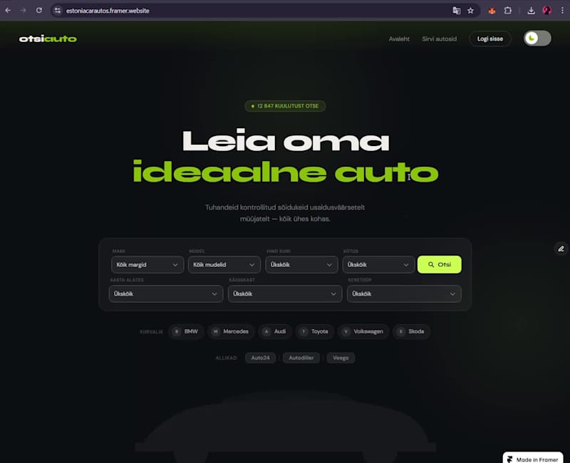 Cover image for Built this fully responsive dual-mode