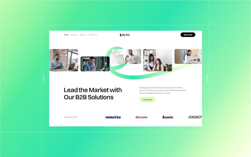 Cover image for Bloc Agency Brand Identity & Web Design