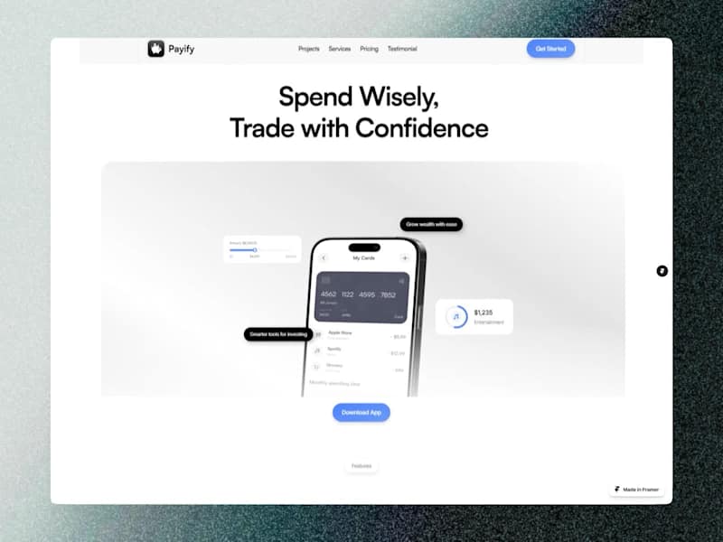 Cover image for Payify Landing Page