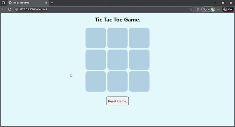 Cover image for Today I built my own Tic Tac Toe game using JavaScript, CSS,...