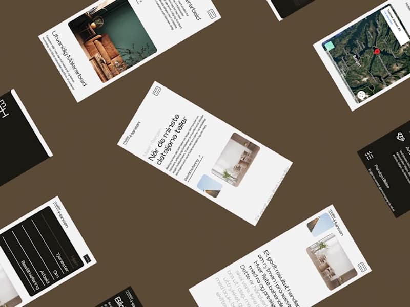 Cover image for Branding and Webflow site for a local painter in Bergen. We ...