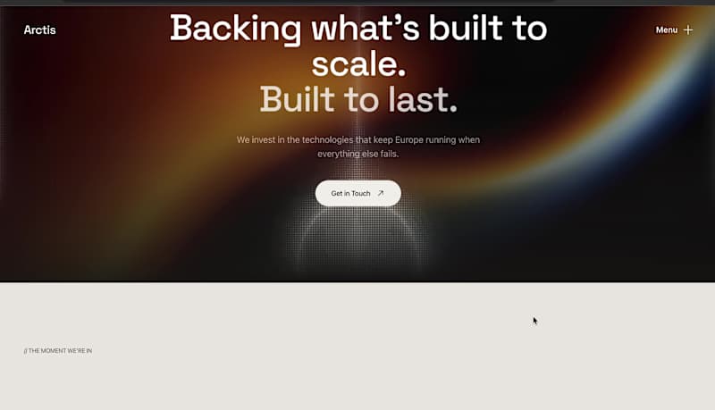 Cover image for Arctis Ventures 
Designed and developed