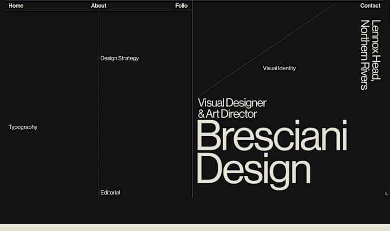 Cover image for Home page for Bresciani Design. Readymag is an incredible pl...