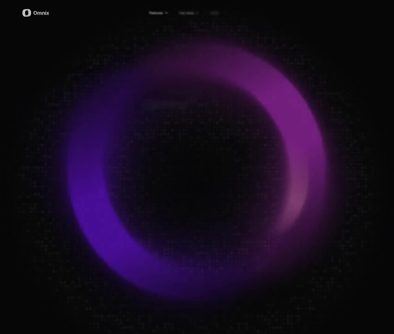 Cover image for Omnix — Landing Page Design