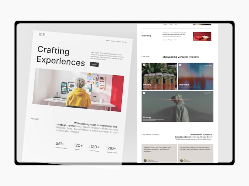 Cover image for Modern Portfolio Website — UI/UX Design