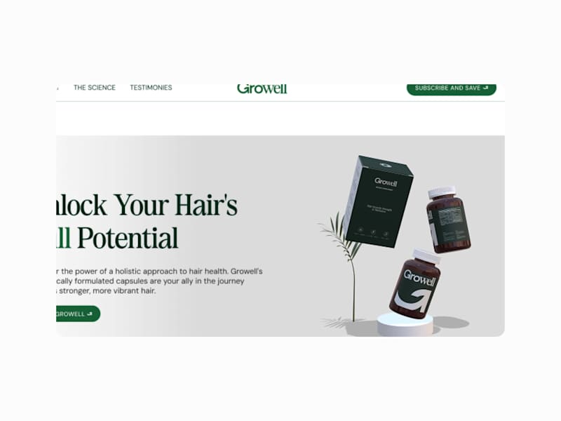 Cover image for E-commerce Shopify UX/UI - GroWell