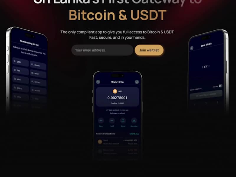 Cover image for Bitnomi Landing Page Design for Bitcoin App
