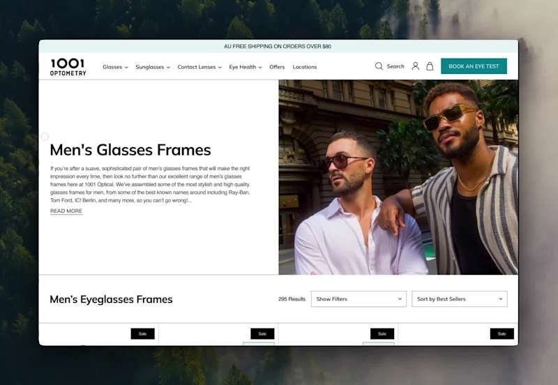 Cover image for 1001 Optometry Product Page Redesign