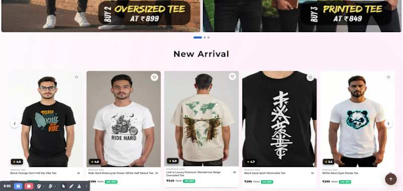 Cover image for Recent completed the e-commerce fashion