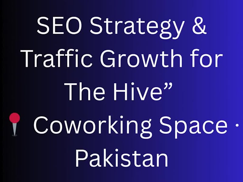 Cover image for SEO Optimization & Growth Strategy for The Hive