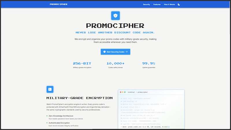 Cover image for Promocipher