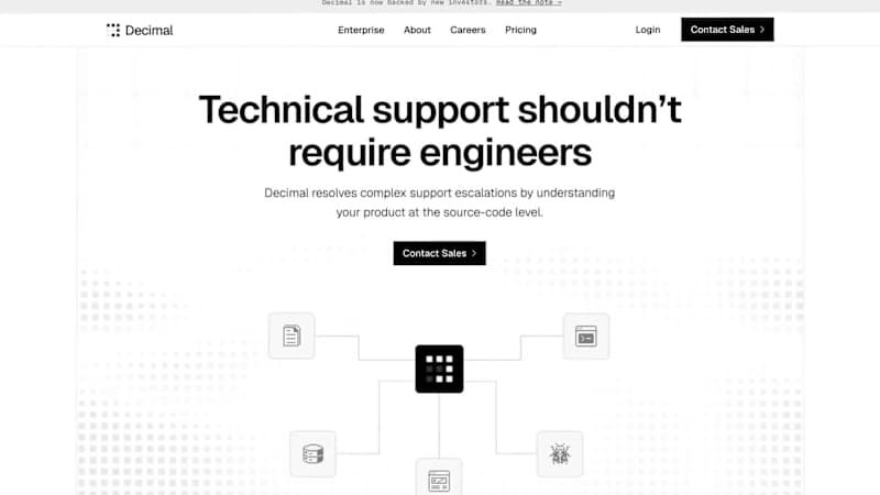 Cover image for Decimal: Web design & dev, brand & deck design, launch vid