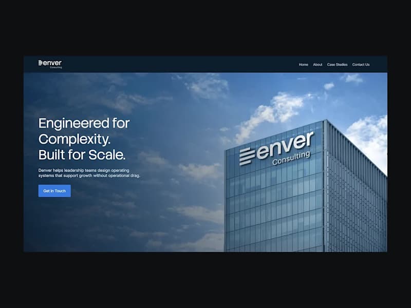 Cover image for Our premium consulting website template