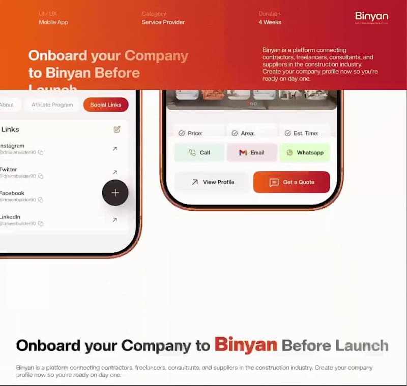 Cover image for Binyan App - Resident and management Application