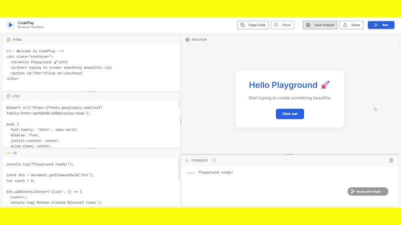 Cover image for CodePlay — Browser Code Debugger