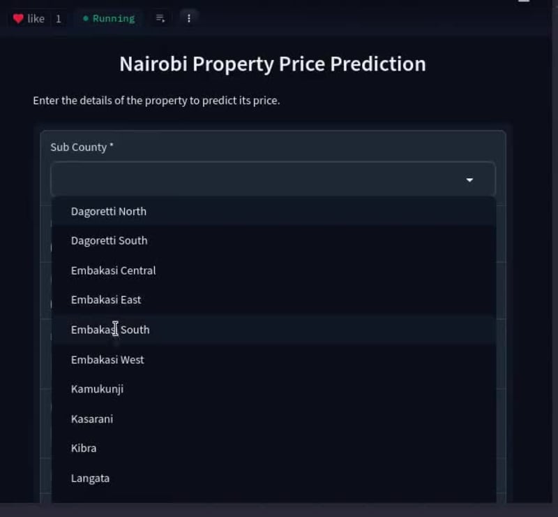 Cover image for Nairobi Property Price Predictor