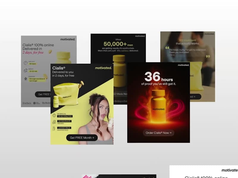 Cover image for Motivated - Email Marketing Ad Designs